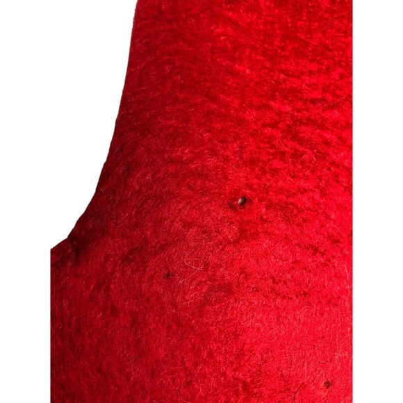 Vintage Needlepoint Christmas Stocking Santa Skiing With Toys Handmade 14” - Picture 12 of 14